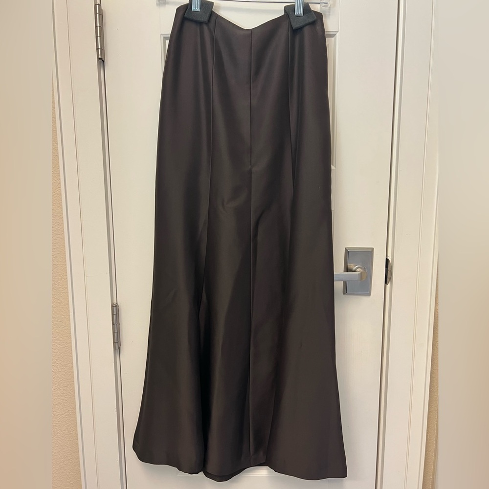Ann Taylor Elegant Brown Maxi Skirt